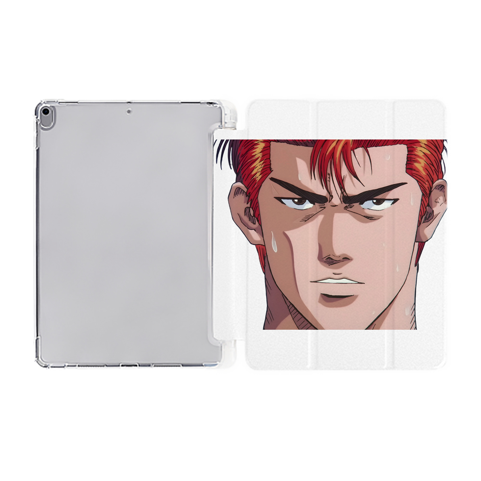 （画像用） SLAM DUNK／スラムダンク IPad ケース ペン収納付き 三つ折りスタンド PUレザー×シリコン 対応機種9.5/10.5/10.9インチ